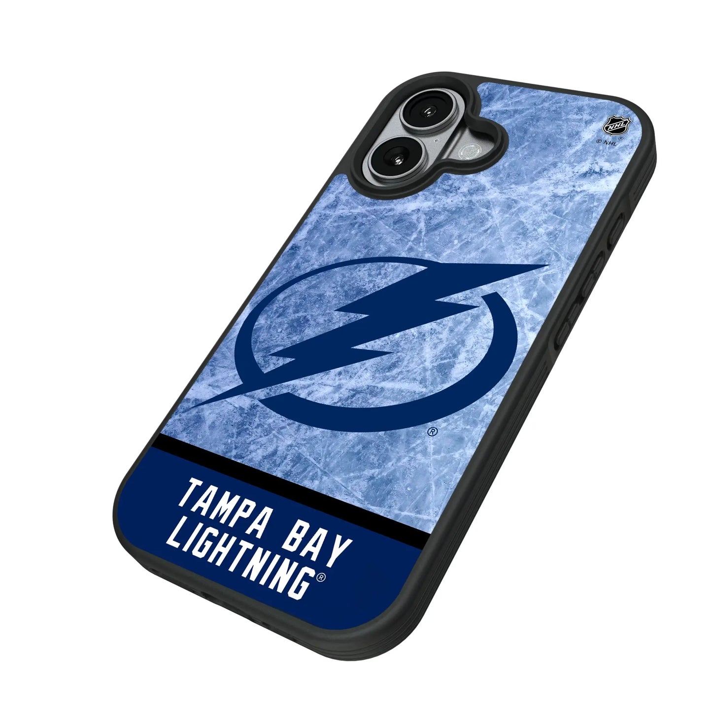 Tampa Bay Lightning Ice Wordmark Bump Phone Case for Apple iPhone