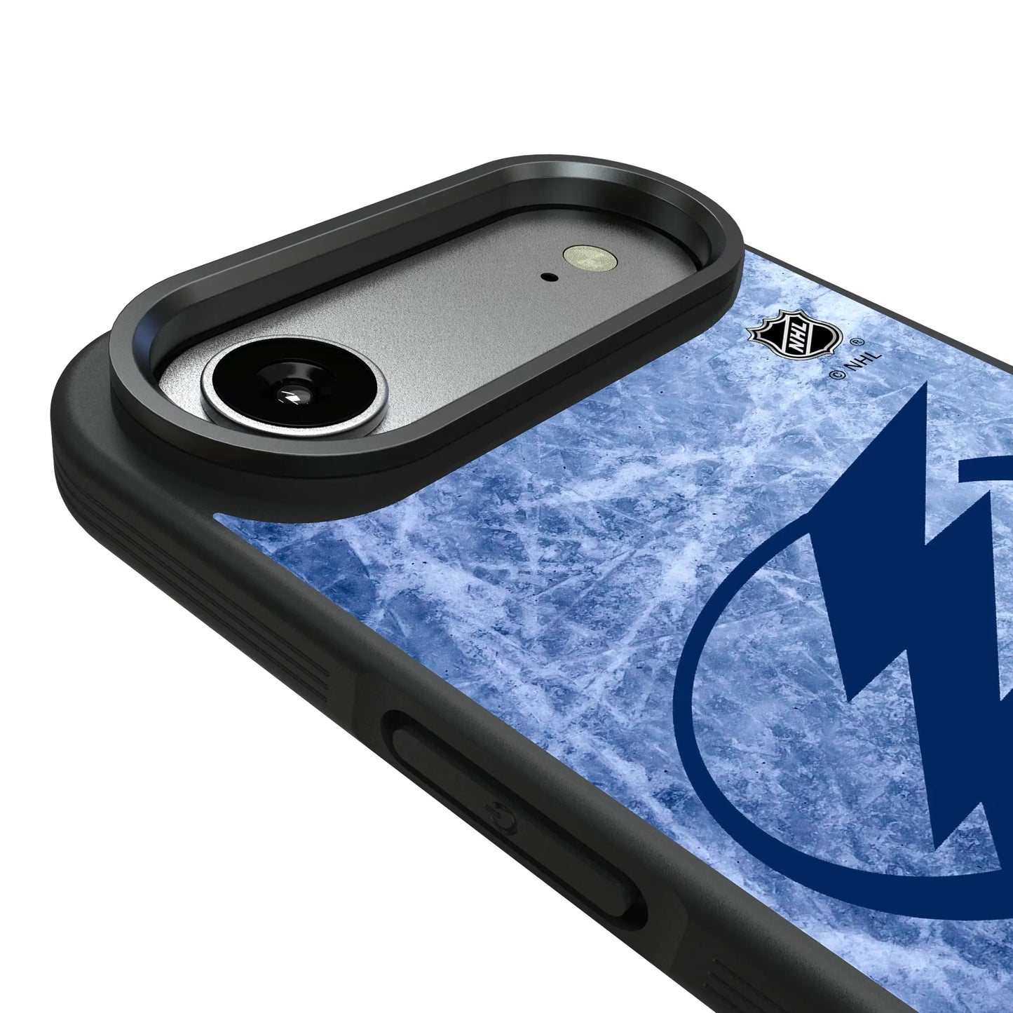 Tampa Bay Lightning Ice Wordmark Bump Phone Case for Apple iPhone