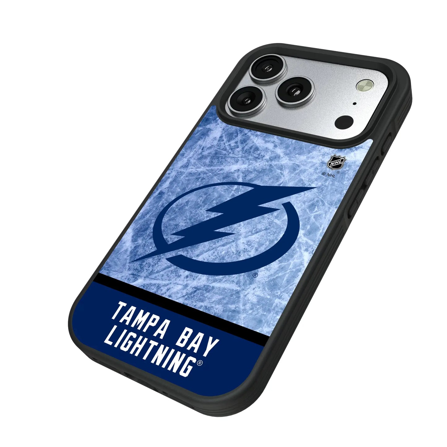 Tampa Bay Lightning Ice Wordmark Bump Phone Case for Apple iPhone