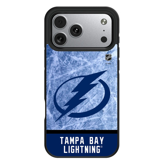 Tampa Bay Lightning Ice Wordmark Bump Phone Case for Apple iPhone