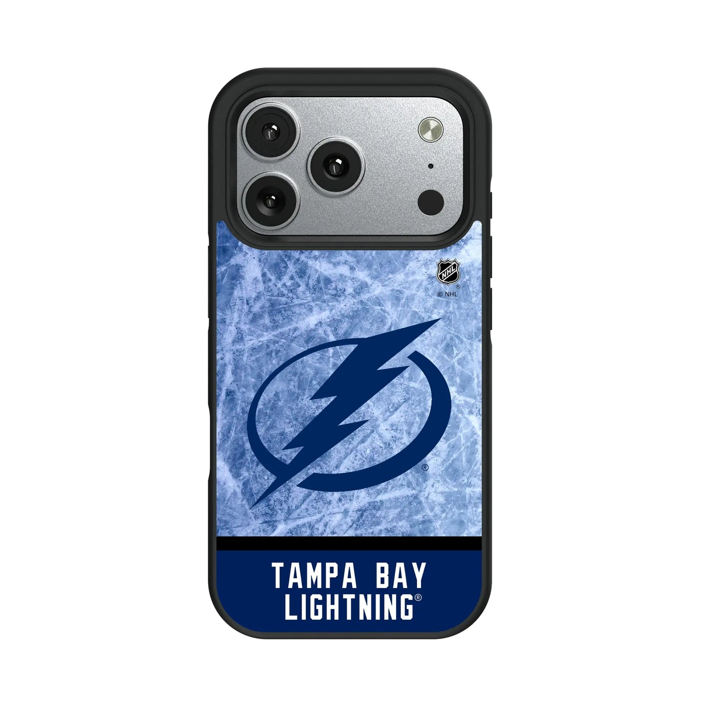 Tampa Bay Lightning Ice Wordmark Bump Phone Case for Apple iPhone
