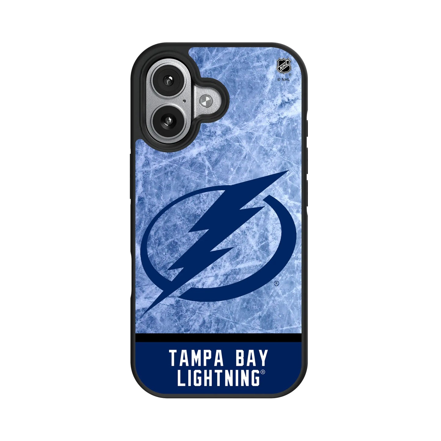 Tampa Bay Lightning Ice Wordmark Bump Phone Case for Apple iPhone