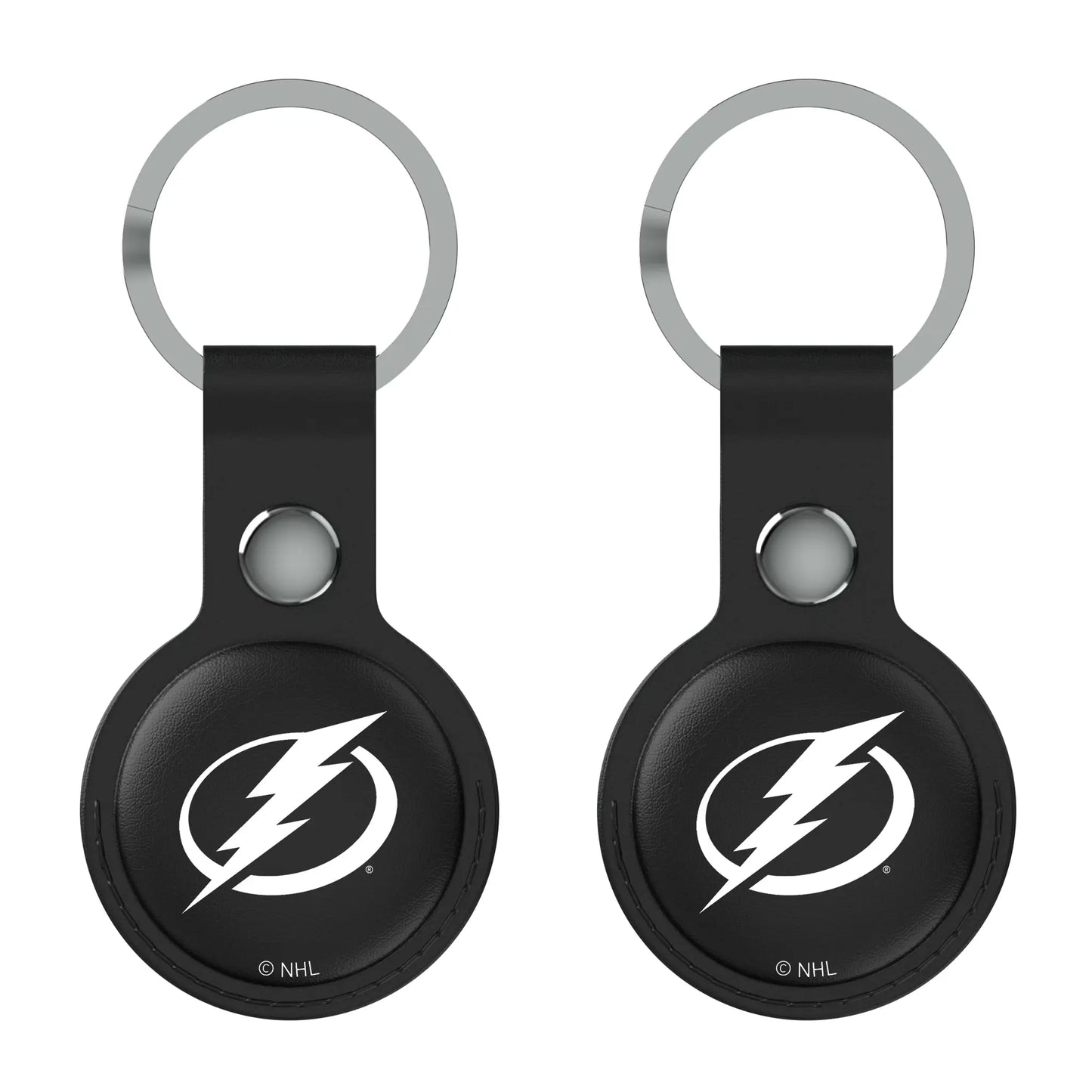 Tampa Bay Lightning Insignia Black Airtag Holder 2-Pack