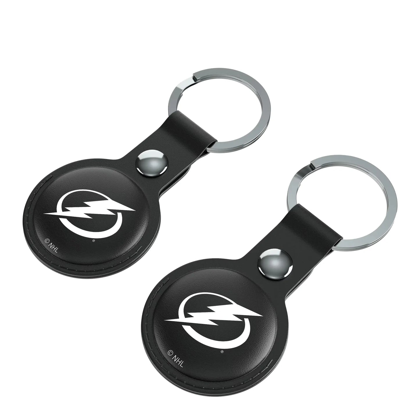 Tampa Bay Lightning Insignia Black Airtag Holder 2-Pack