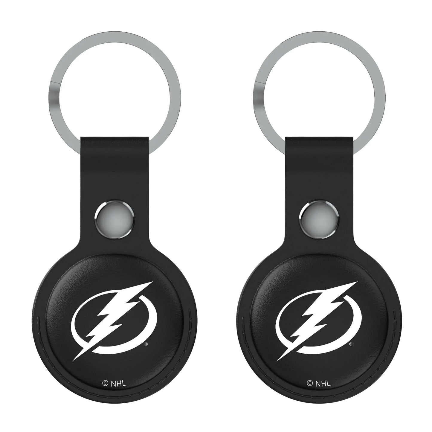 Tampa Bay Lightning Insignia Black Airtag Holder 2-Pack