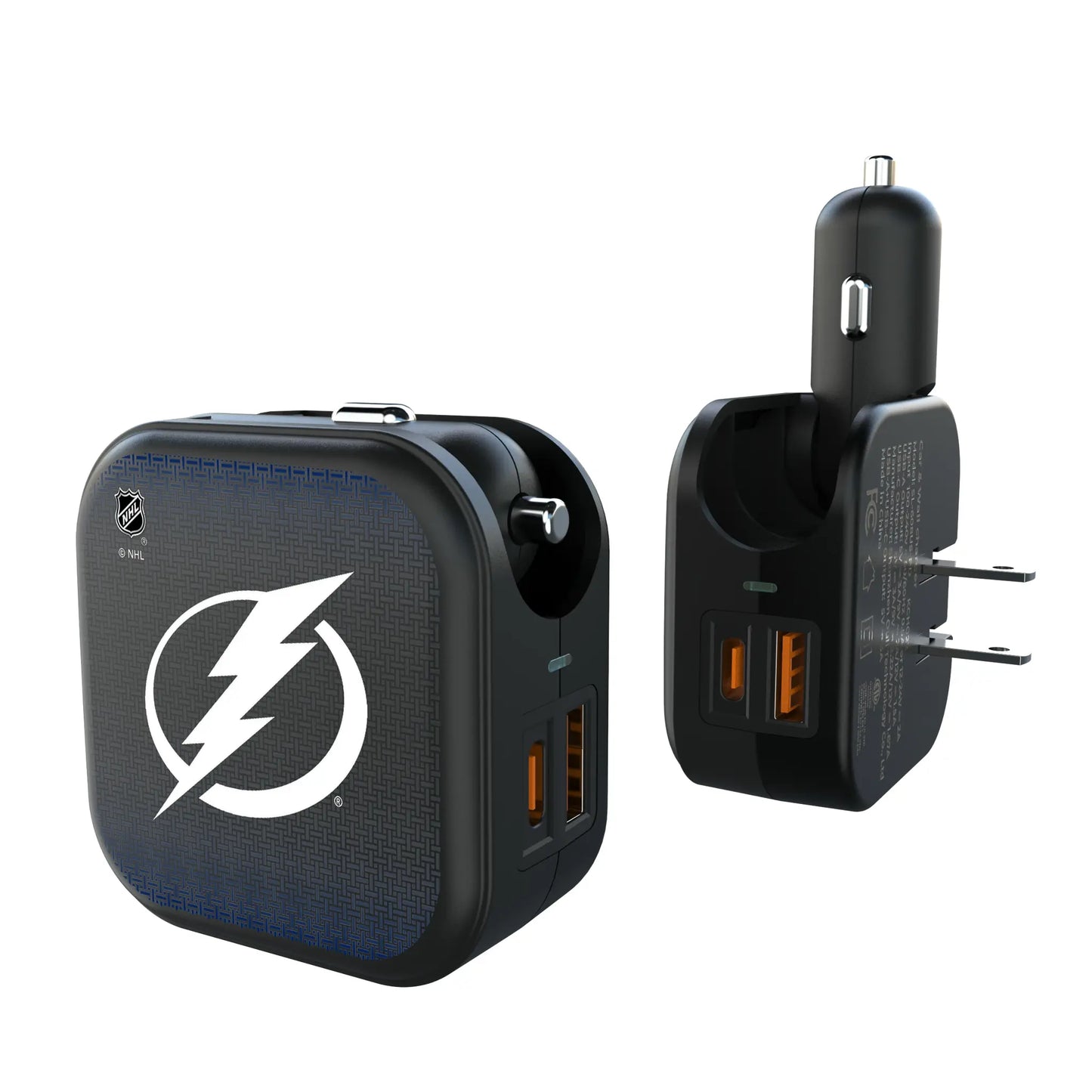 Tampa Bay Lightning Linen 2 in 1 USB A/C Charger