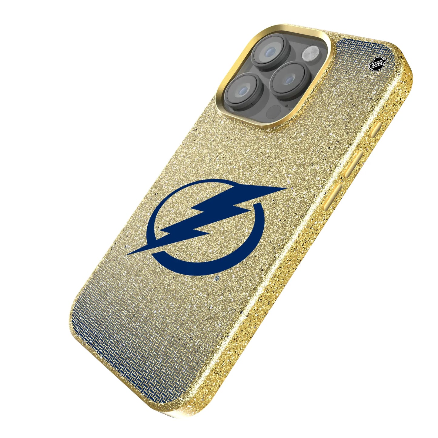 Tampa Bay Lightning Linen Bling Phone Case for Apple iPhone