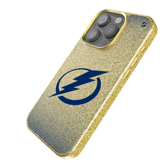 Tampa Bay Lightning Linen Bling Phone Case for Apple iPhone