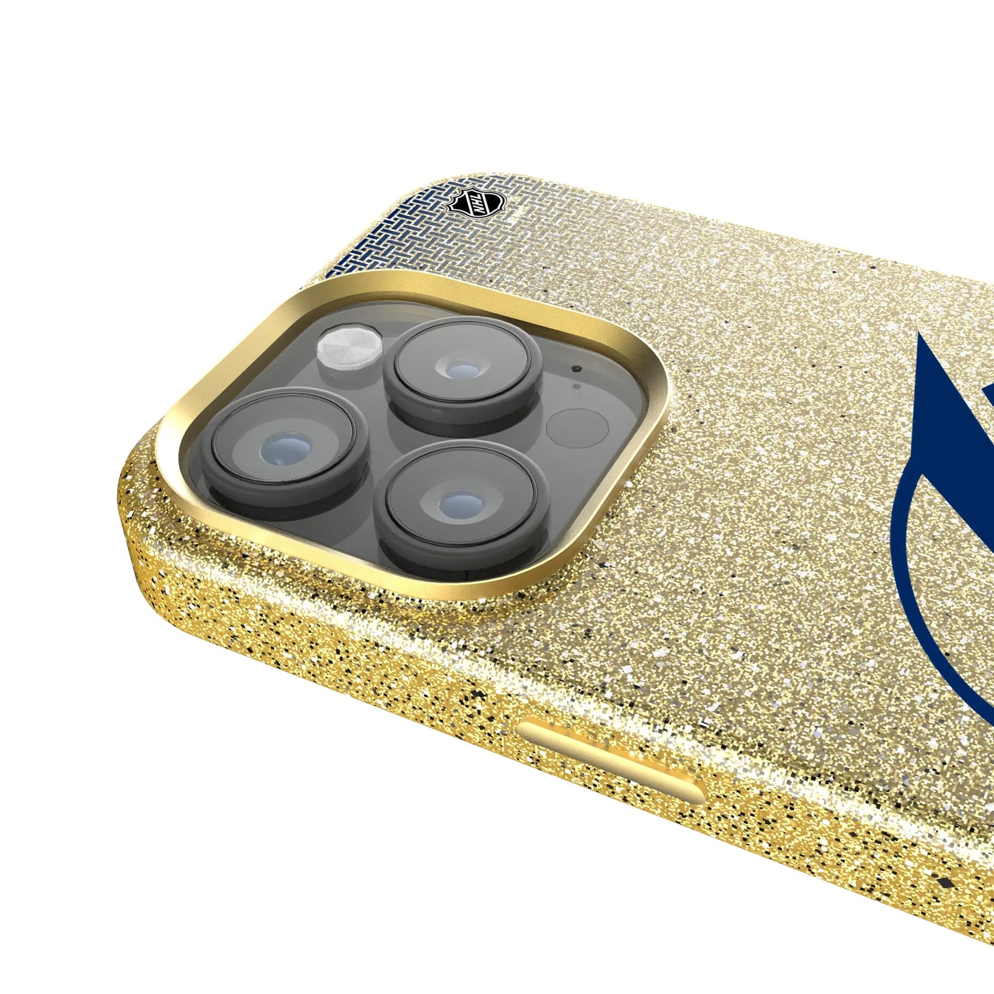Tampa Bay Lightning Linen Bling Phone Case for Apple iPhone