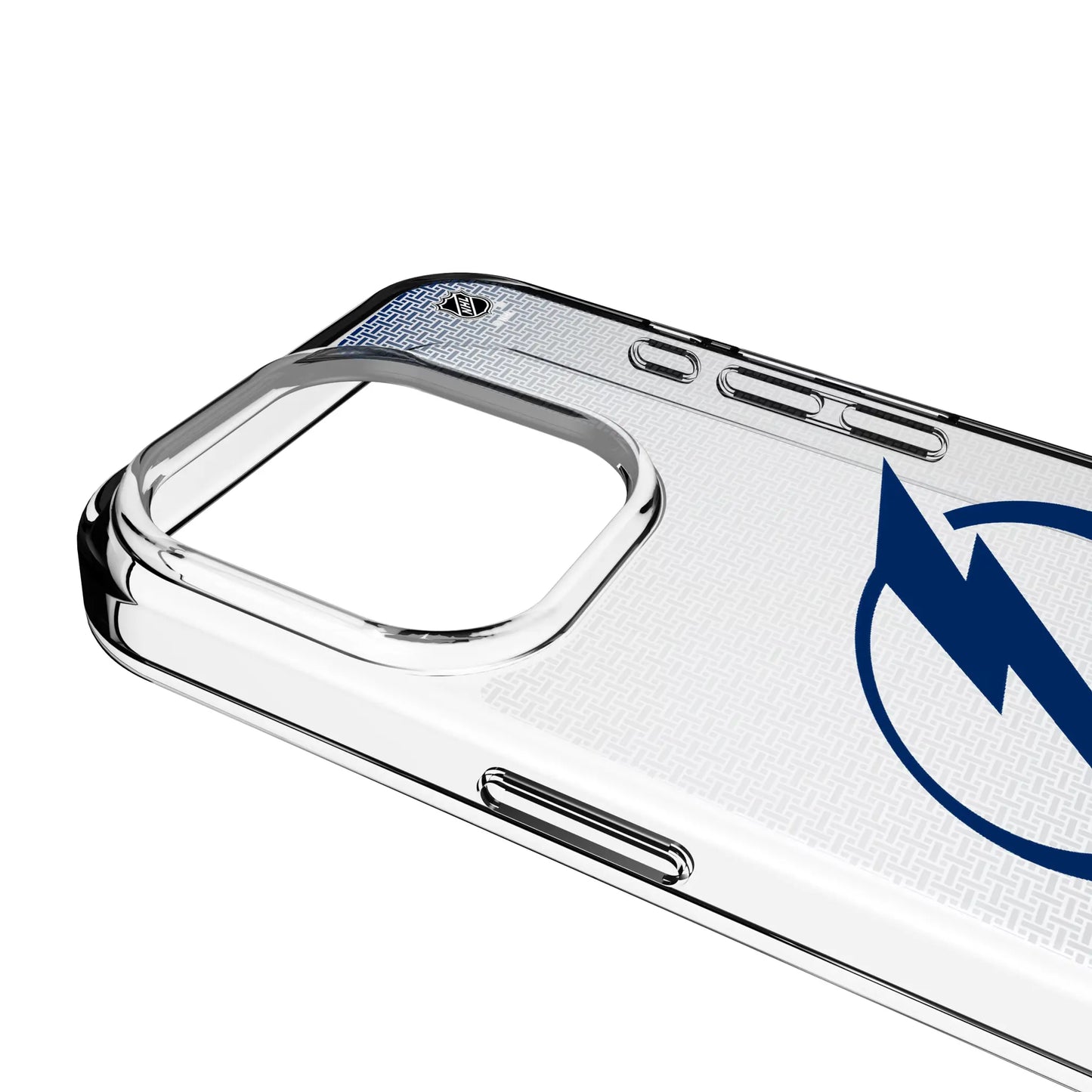 Tampa Bay Lightning Linen Clear Phone Case for Apple iPhone