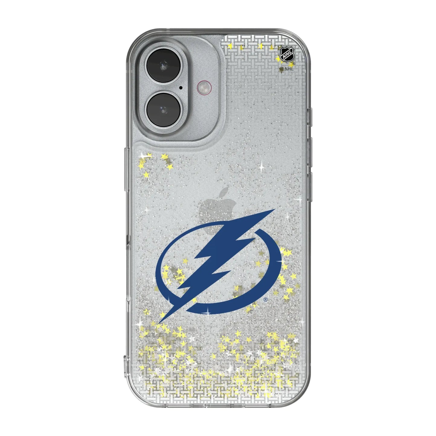 Tampa Bay Lightning Linen Glitter Phone Case for Apple iPhone
