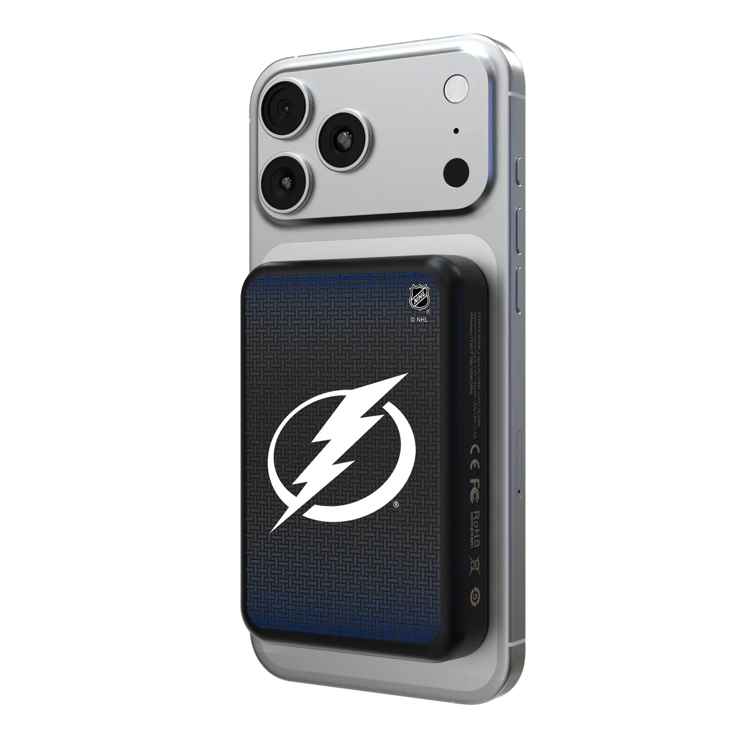 Tampa Bay Lightning Linen Wireless Mag Power Bank
