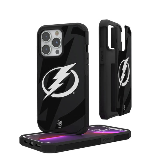 Tampa Bay Lightning Monocolor Tilt Rugged Phone Case for Apple iPhone