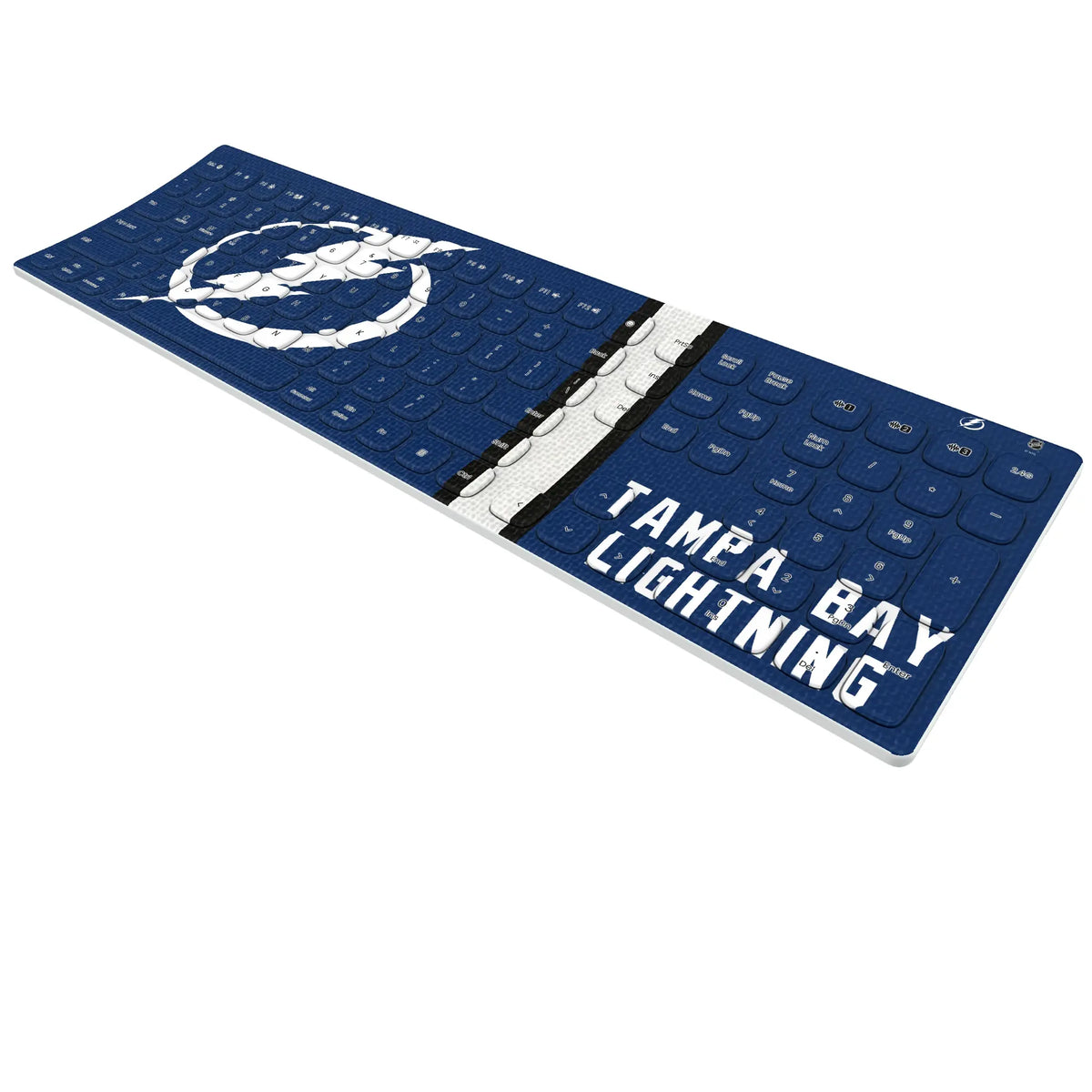 Tampa Bay Lightning Stripe Curved Wireless Keyboard