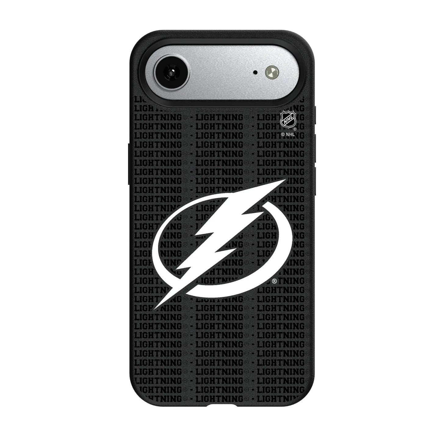 Tampa Bay Lightning Text Backdrop MagSafe Compatible Phone Case for Apple iPhone