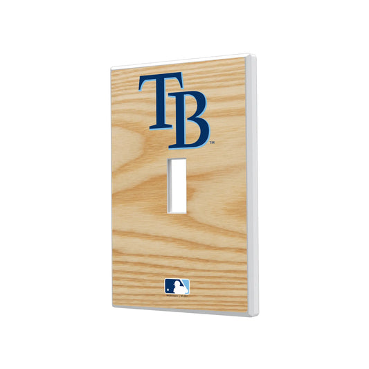 Tampa Bay Rays Baseball Bat Hidden-Screw Light Switch Plate