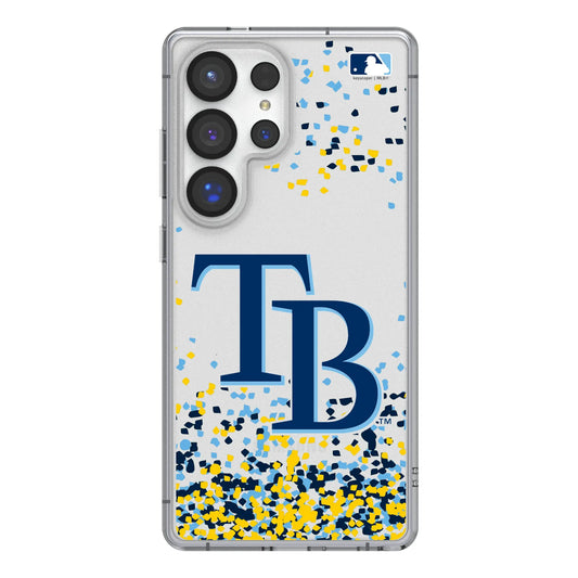 Tampa Bay Rays Confetti Clear Phone Case for Samsung Galaxy
