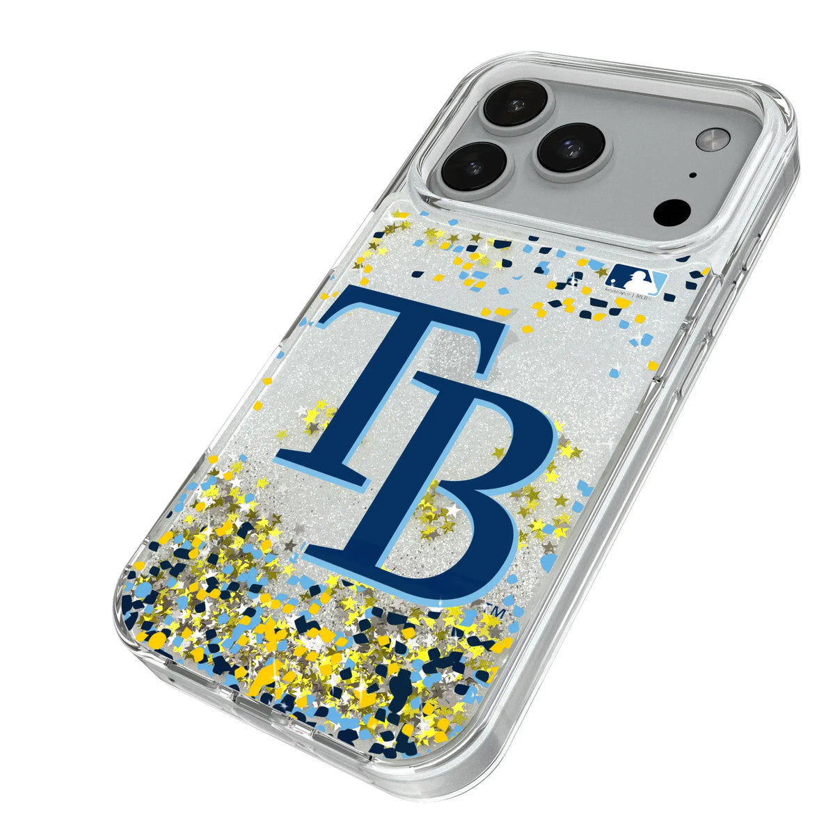 Tampa Bay Rays Confetti Glitter Phone Case for Apple iPhone