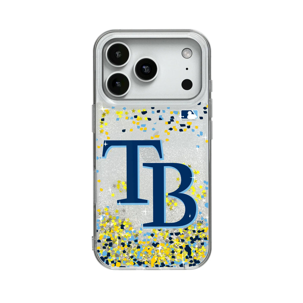 Tampa Bay Rays Confetti Glitter Phone Case for Apple iPhone