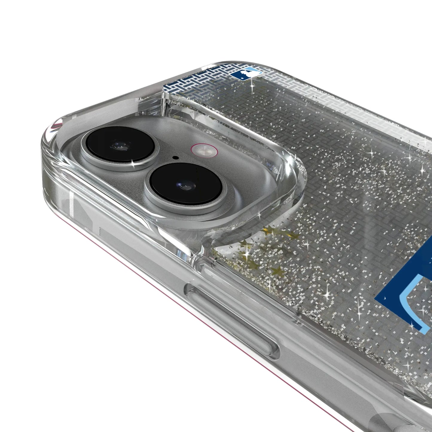 Tampa Bay Rays Linen Glitter Phone Case for Apple iPhone