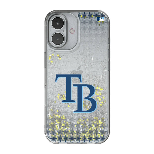 Tampa Bay Rays Linen Glitter Phone Case for Apple iPhone