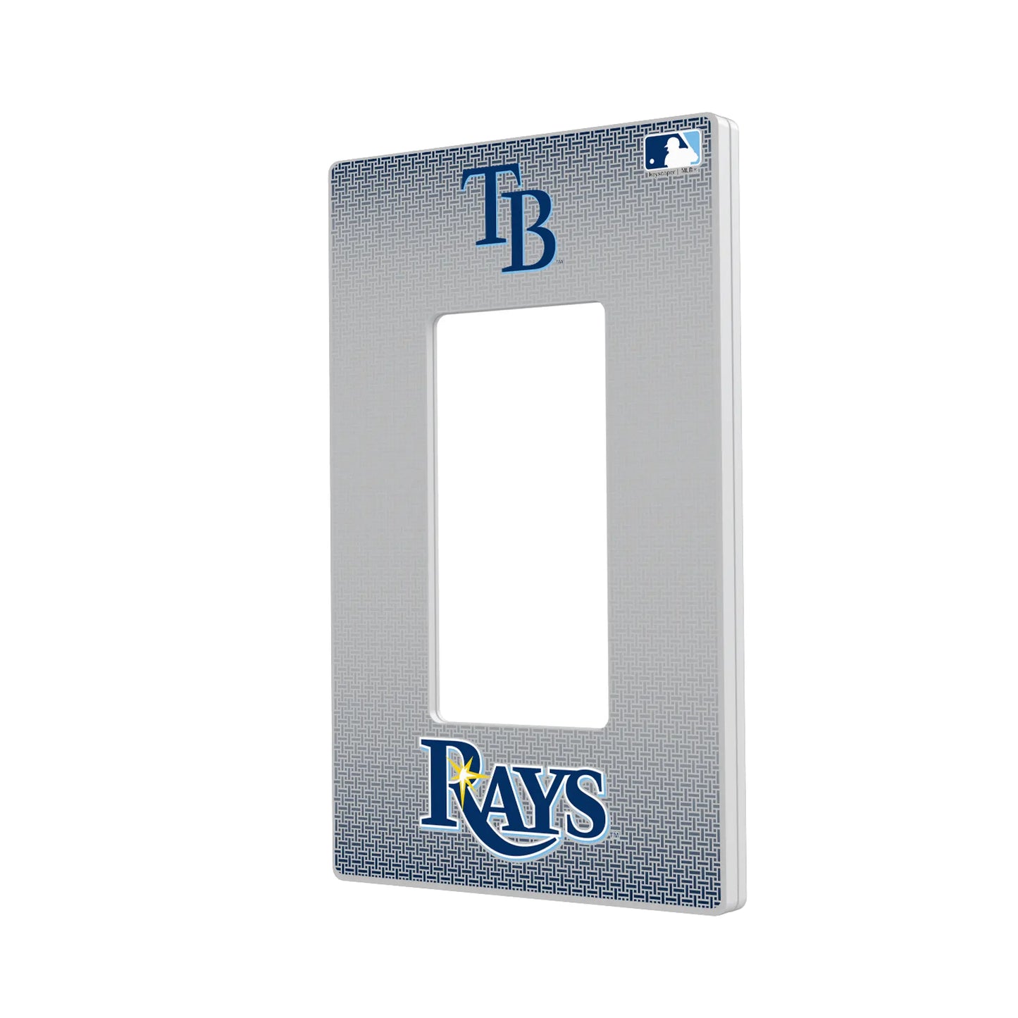 Tampa Bay Rays Linen Hidden-Screw Light Switch Plate