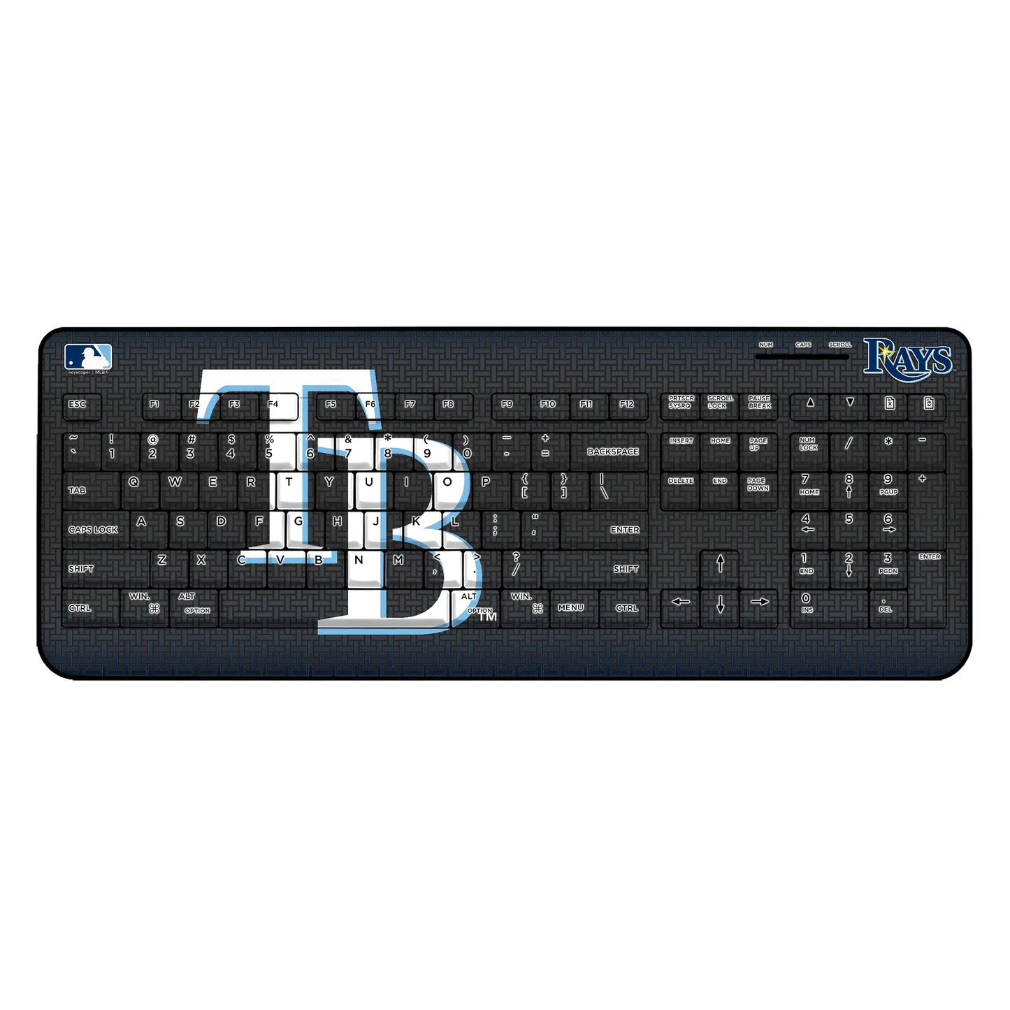 Tampa Bay Rays Linen Wireless USB Keyboard
