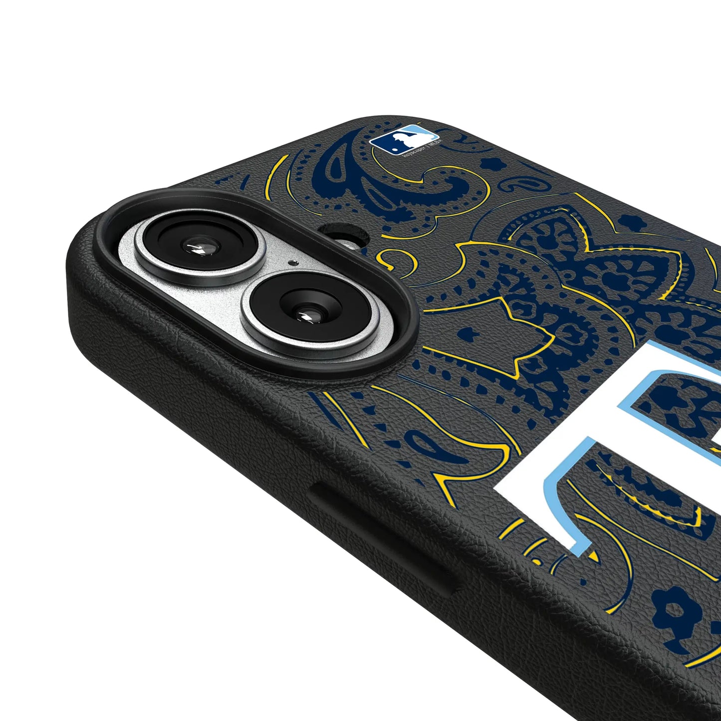 Tampa Bay Rays Paisley MagSafe Compatible Phone Case for Apple iPhone