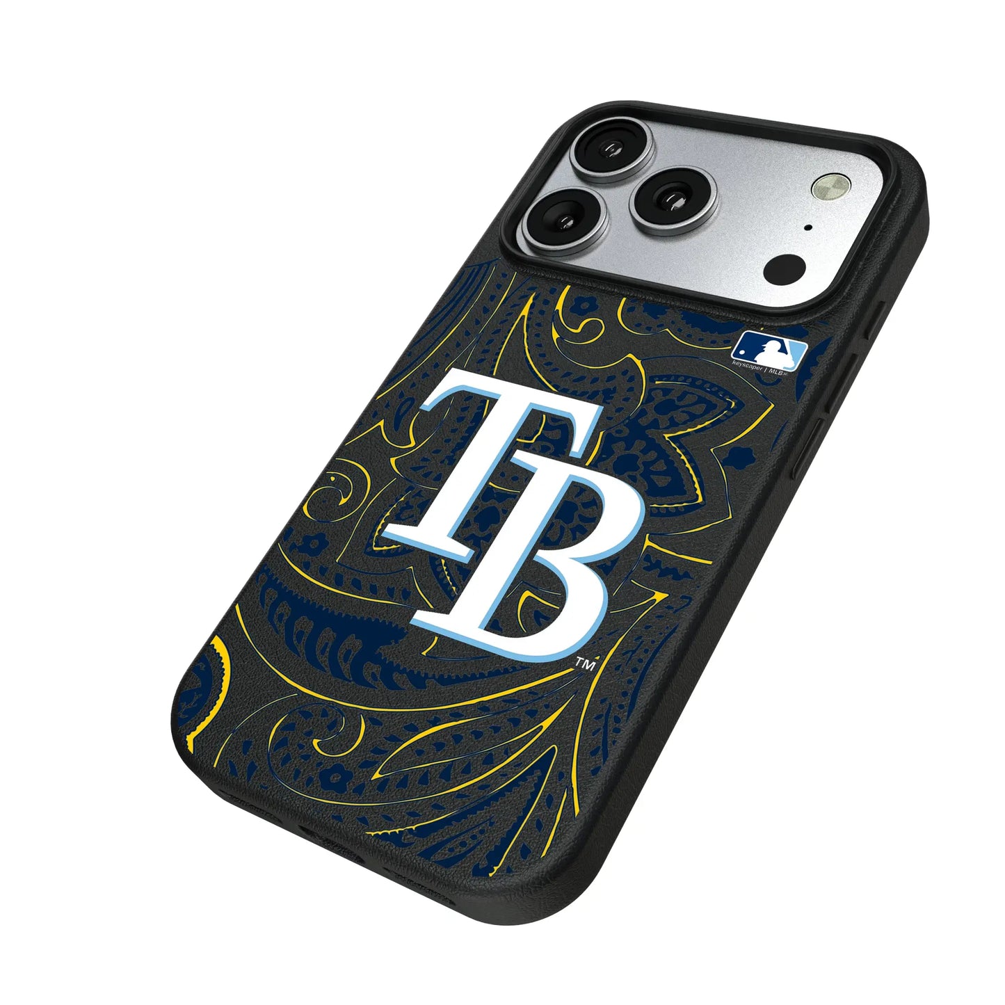 Tampa Bay Rays Paisley MagSafe Compatible Phone Case for Apple iPhone