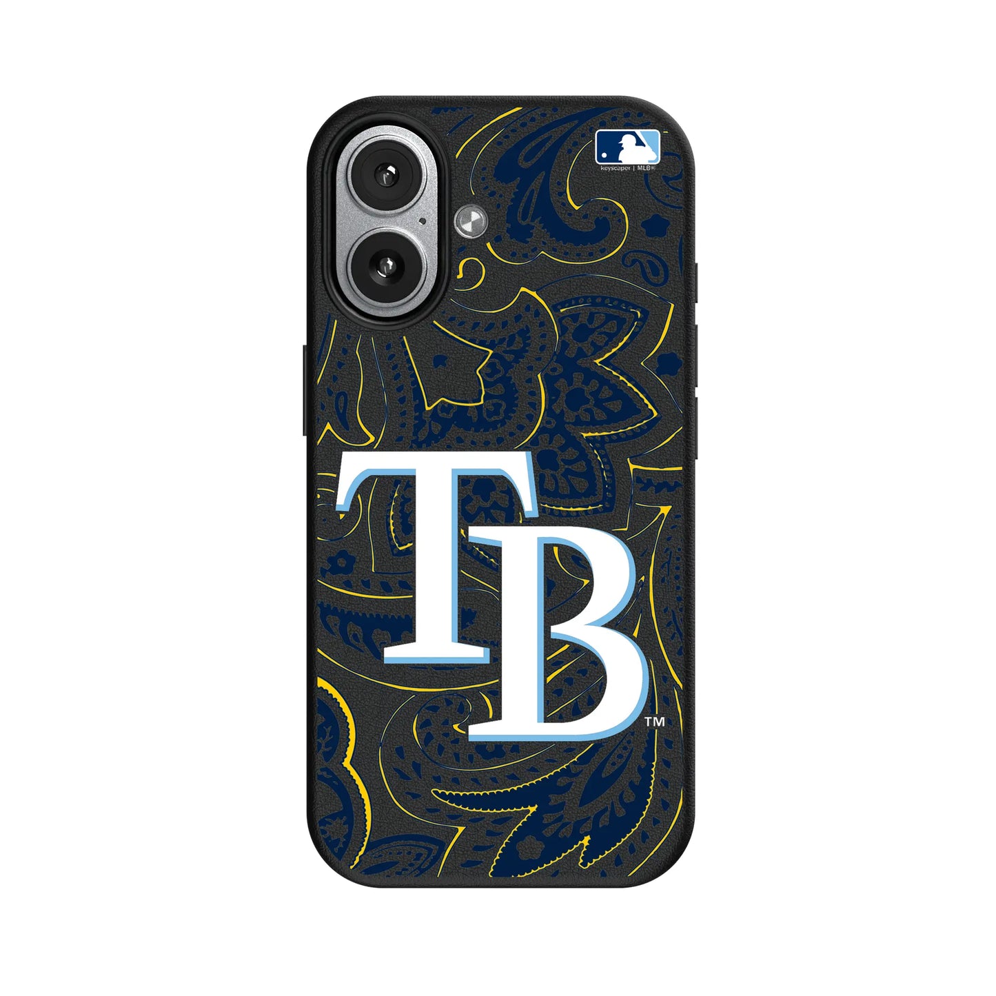 Tampa Bay Rays Paisley MagSafe Compatible Phone Case for Apple iPhone