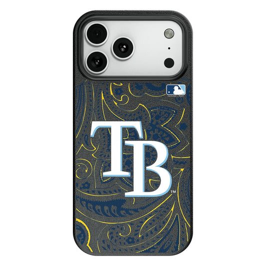 Tampa Bay Rays Paisley MagSafe Compatible Phone Case for Apple iPhone