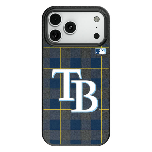 Tampa Bay Rays Plaid MagSafe Compatible Phone Case for Apple iPhone
