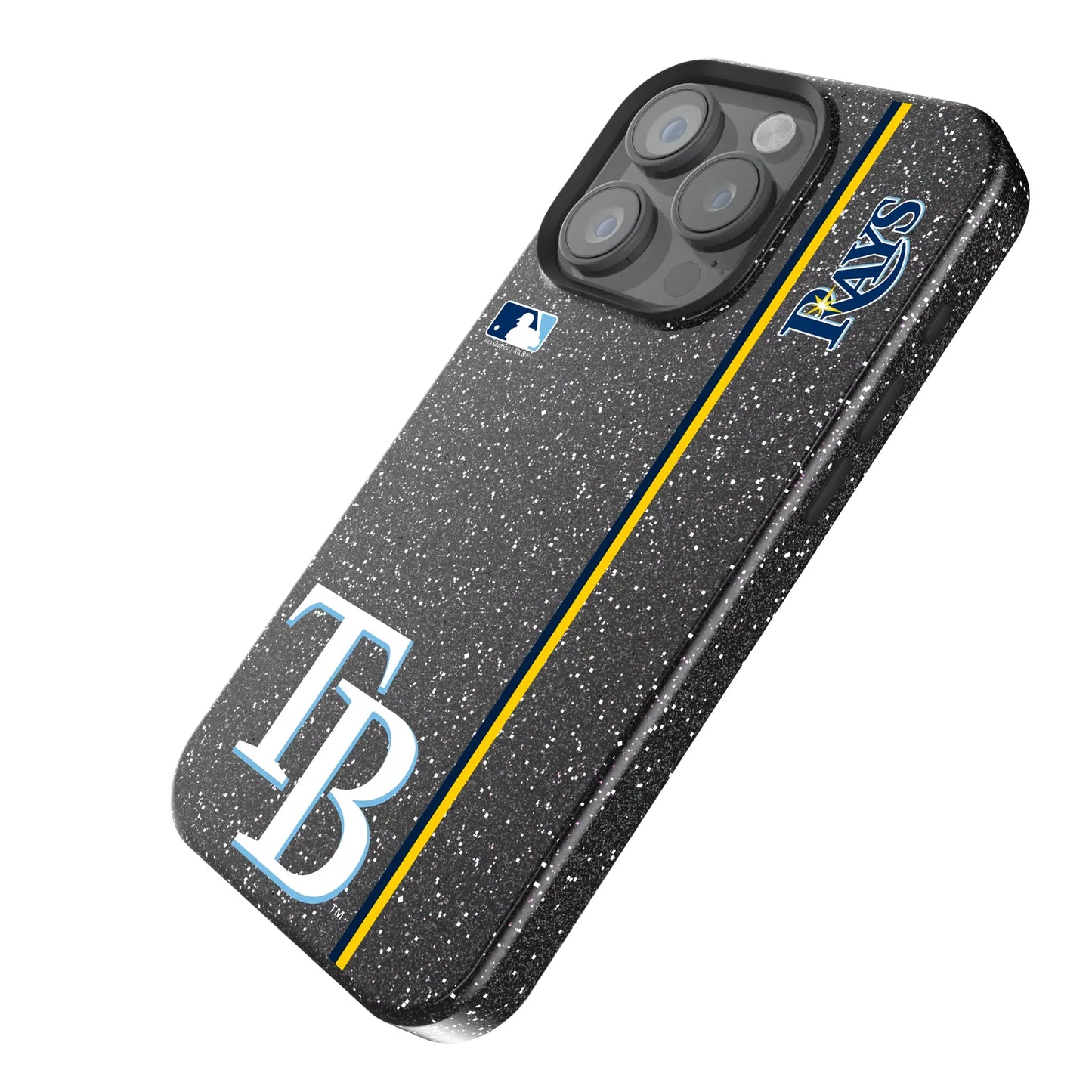 Tampa Bay Rays Sidebar Black Bling Phone Case for Apple iPhone