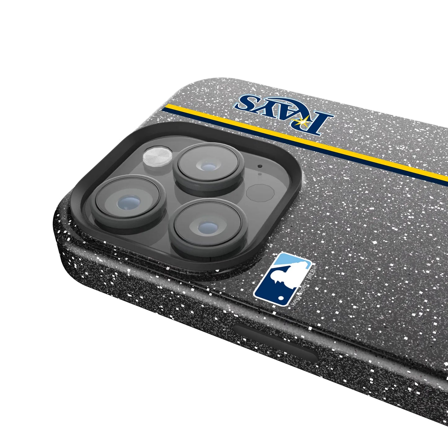 Tampa Bay Rays Sidebar Black Bling Phone Case for Apple iPhone