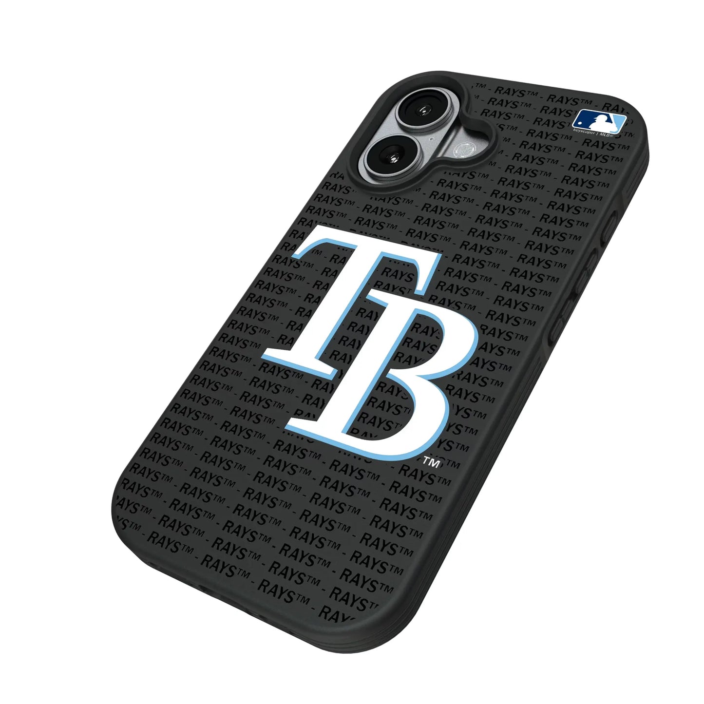 Tampa Bay Rays Text Backdrop Bump Phone Case for Apple iPhone
