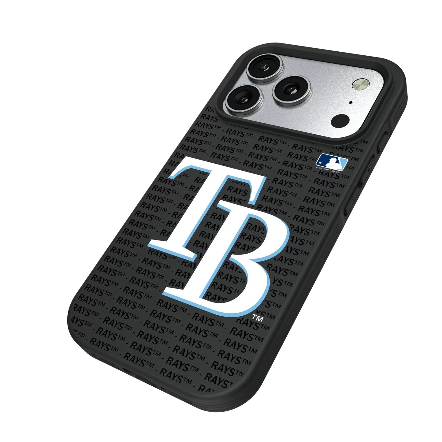 Tampa Bay Rays Text Backdrop Bump Phone Case for Apple iPhone