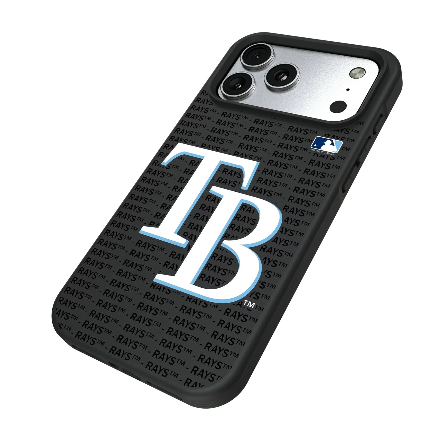 Tampa Bay Rays Text Backdrop Bump Phone Case for Apple iPhone