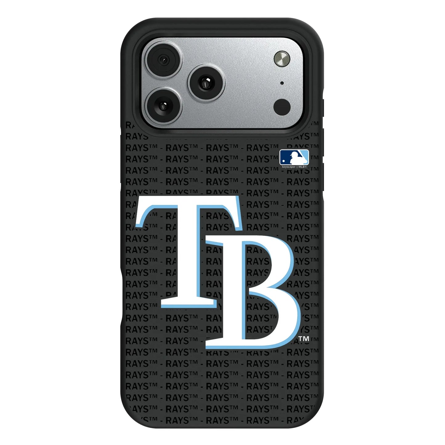 Tampa Bay Rays Text Backdrop Bump Phone Case for Apple iPhone