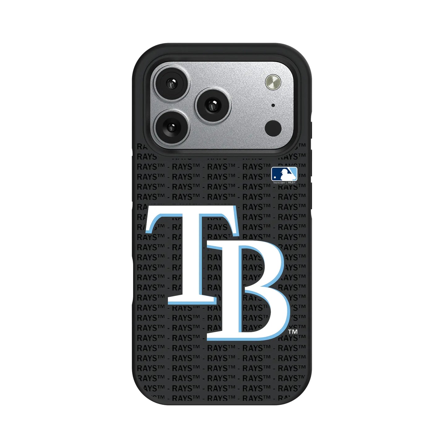 Tampa Bay Rays Text Backdrop Bump Phone Case for Apple iPhone
