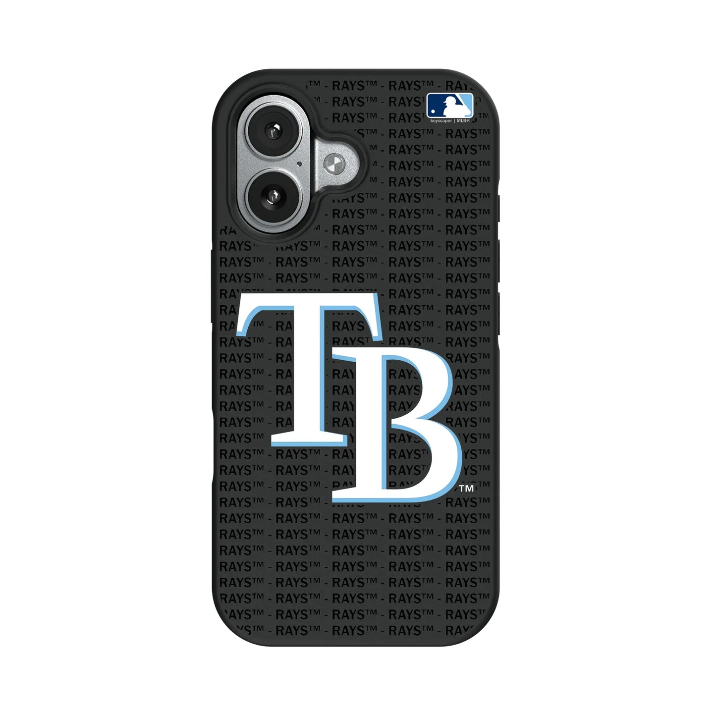 Tampa Bay Rays Text Backdrop Bump Phone Case for Apple iPhone