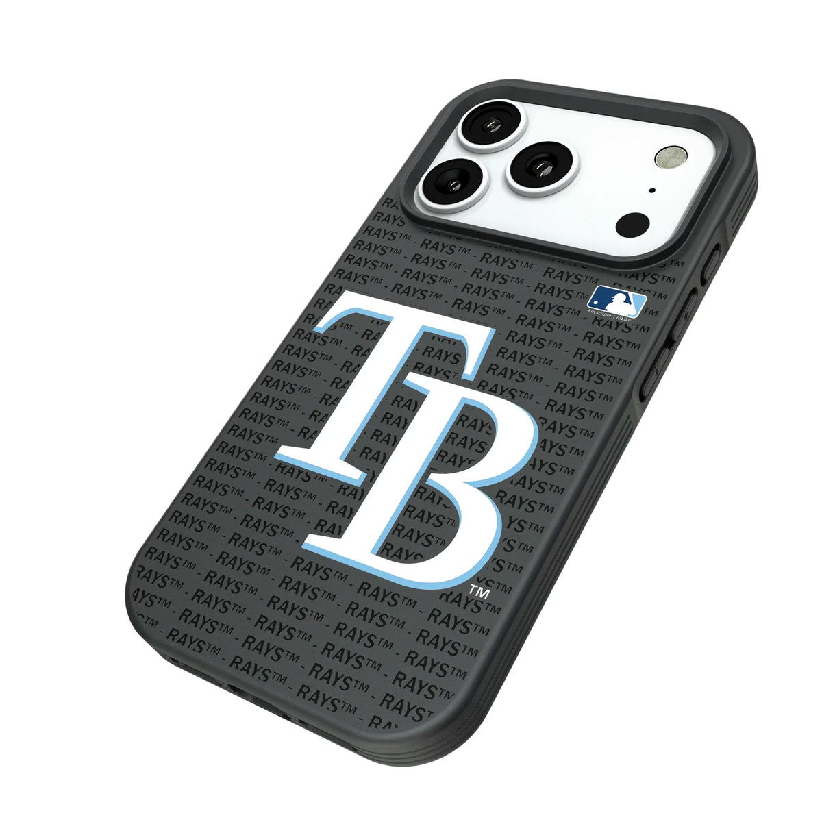 Tampa Bay Rays Text Backdrop Bump Phone Case for Apple iPhone