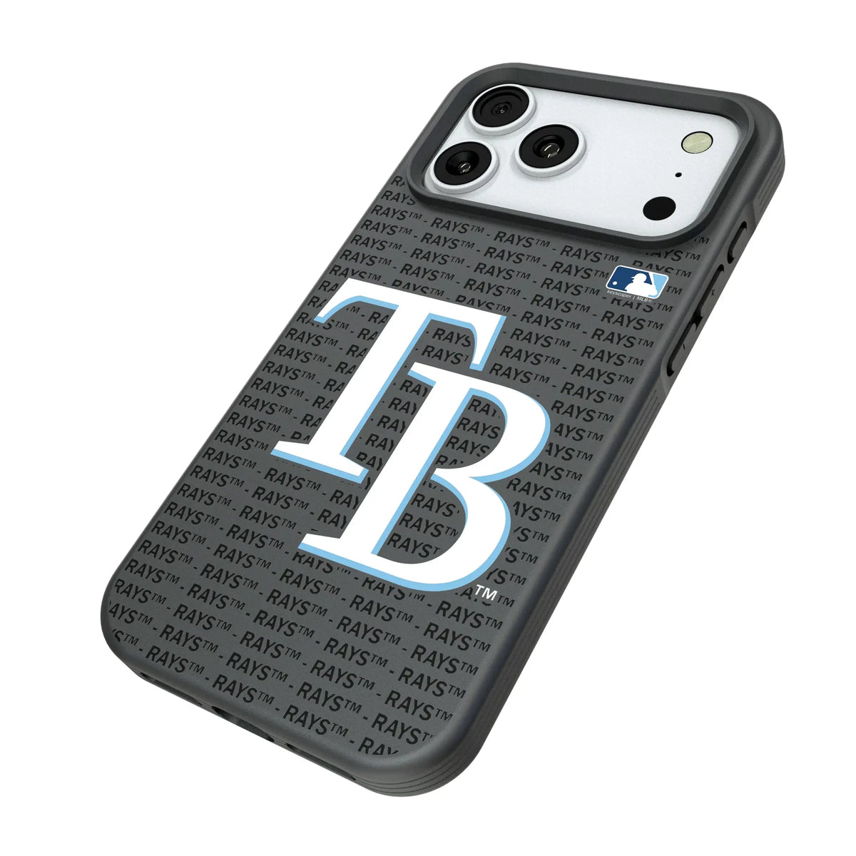 Tampa Bay Rays Text Backdrop Bump Phone Case for Apple iPhone