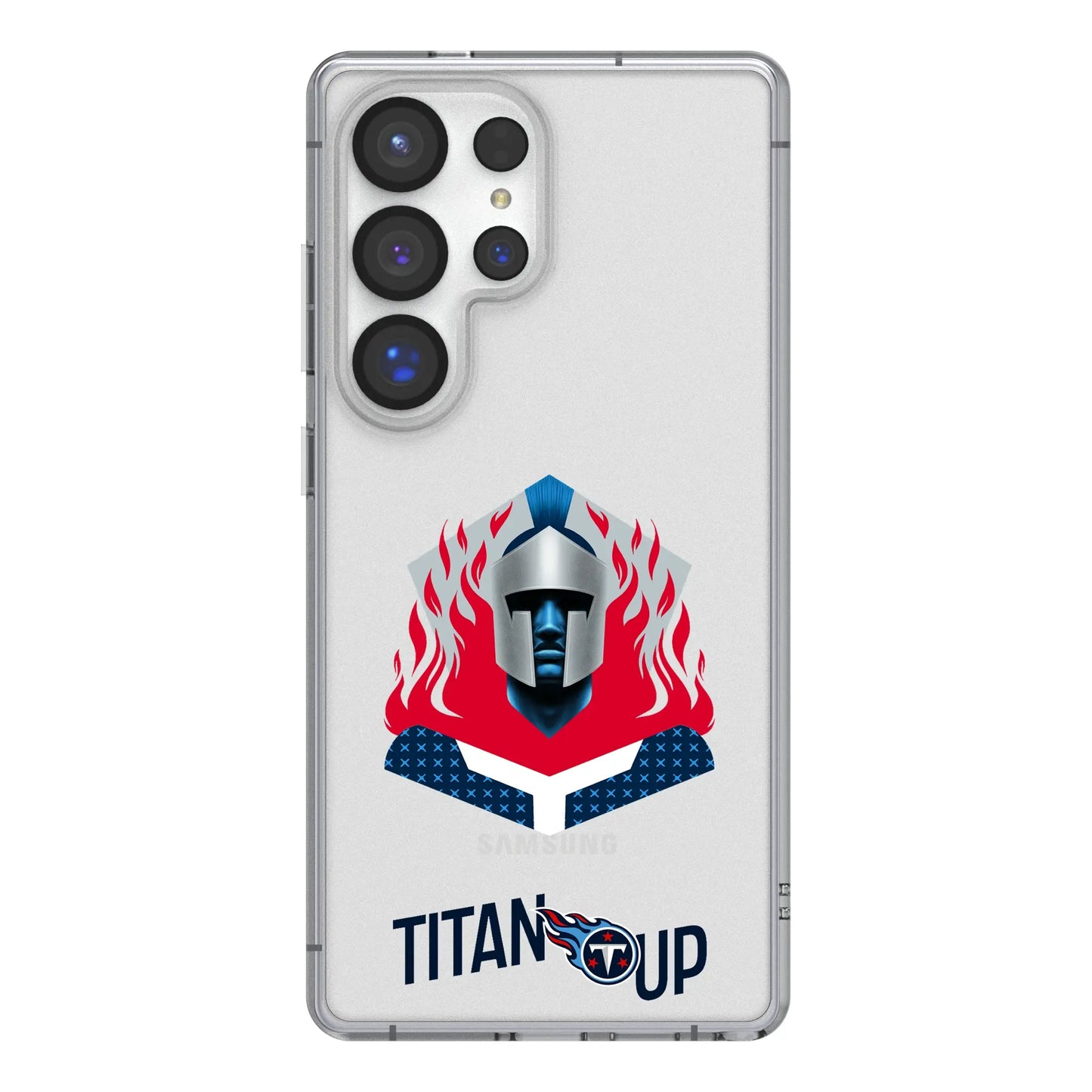 Tennessee Titans Deco Clear Phone Case for Samsung Galaxy