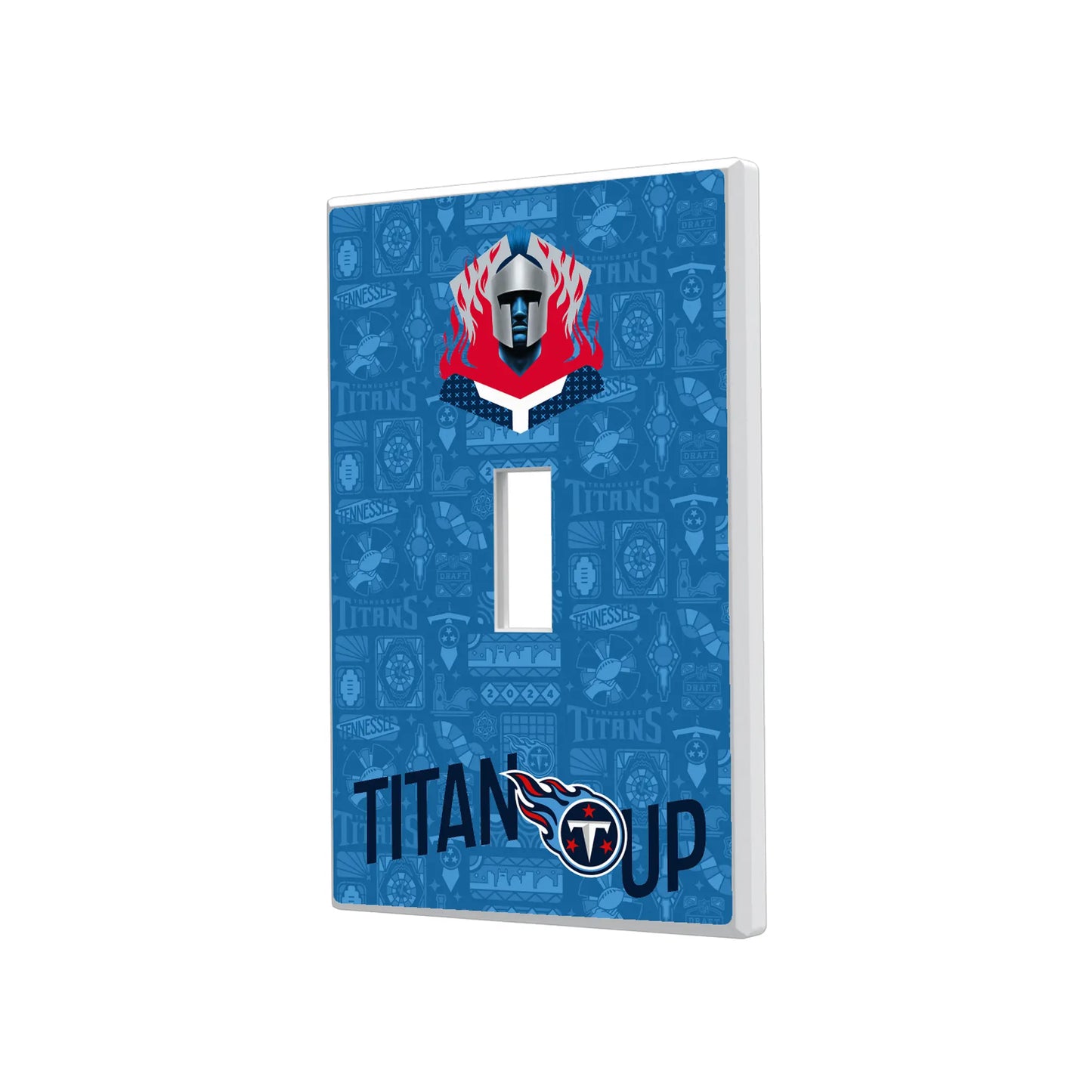 Tennessee Titans Deco Hidden-Screw Light Switch Plate