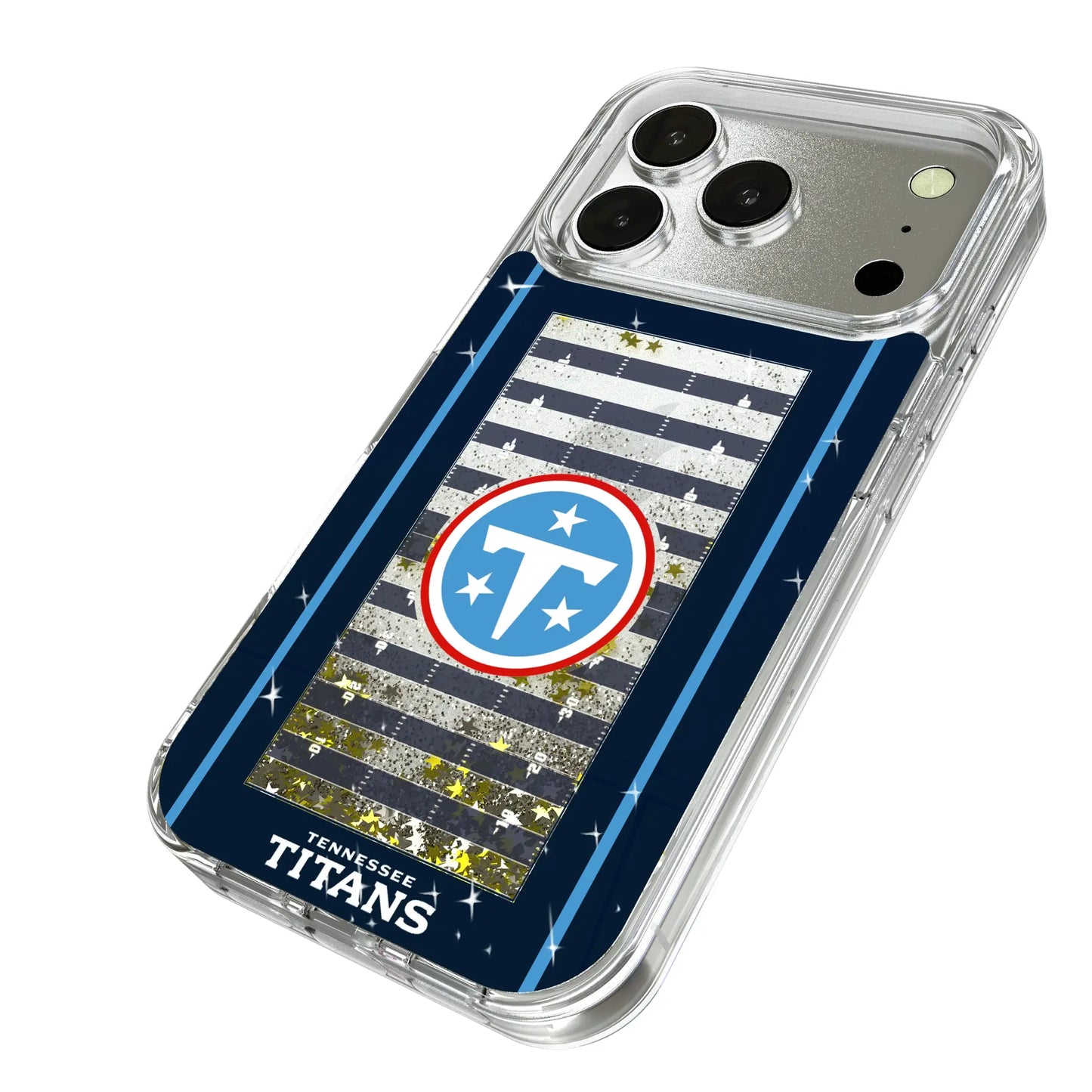 Tennessee Titans Field Glitter Phone Case for Apple iPhone