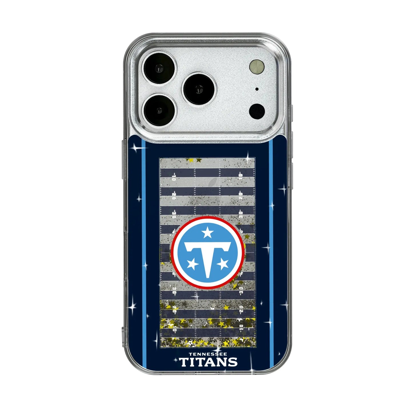 Tennessee Titans Field Glitter Phone Case for Apple iPhone