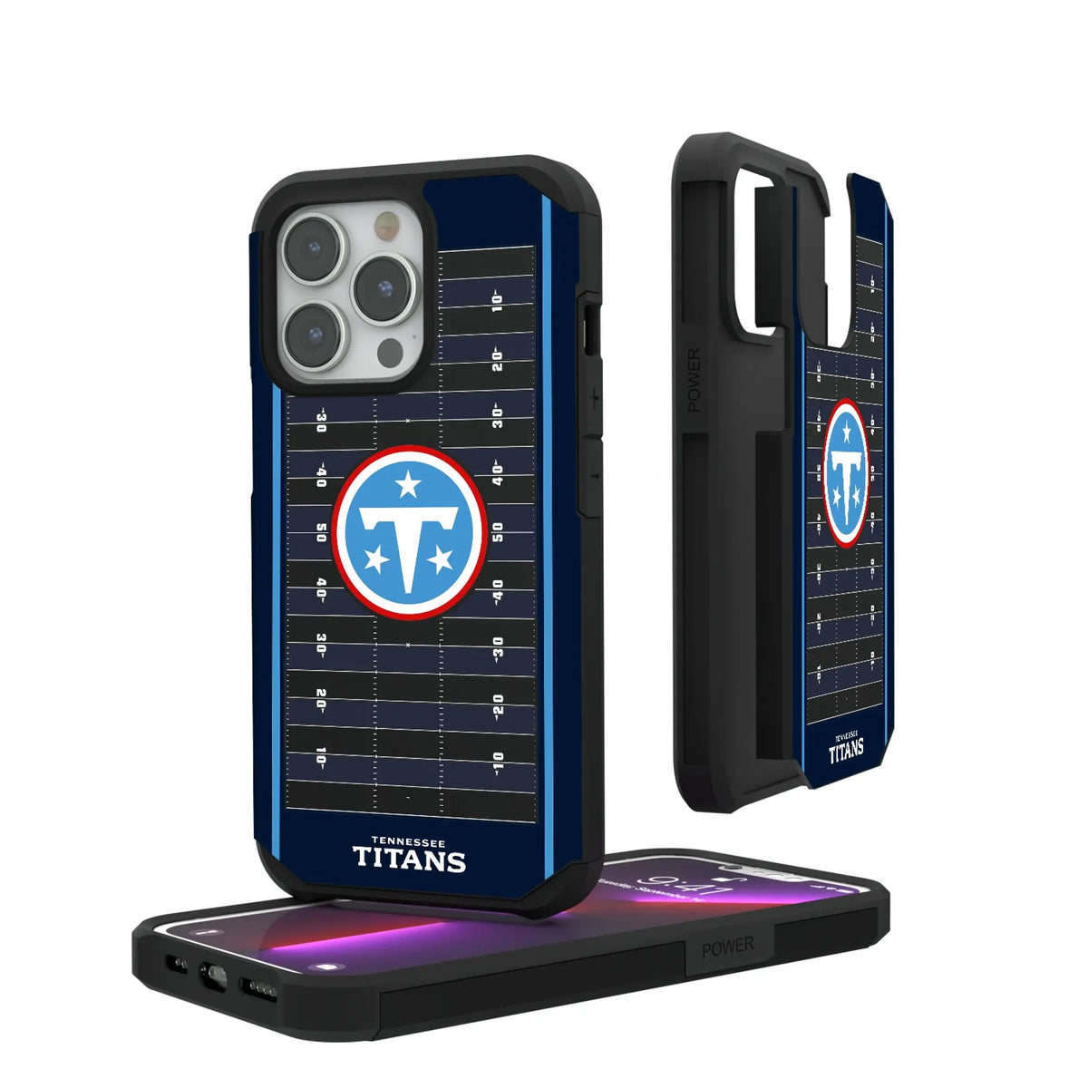 Tennessee Titans Field Rugged Phone Case for Apple iPhone