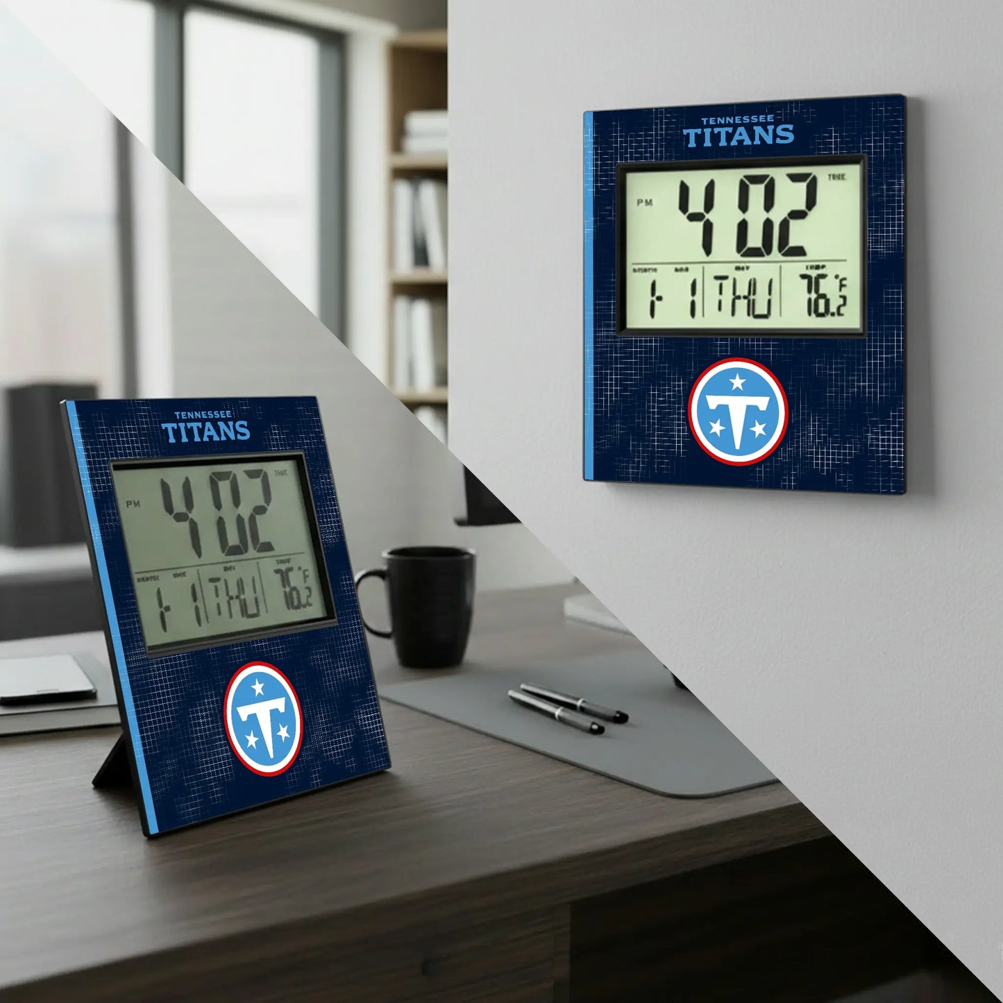 Tennessee Titans Hatch Wall Clock