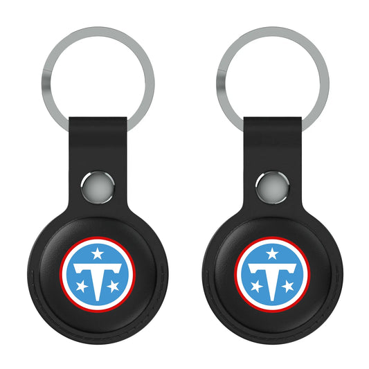 Tennessee Titans Insignia Black Airtag Holder 2-Pack