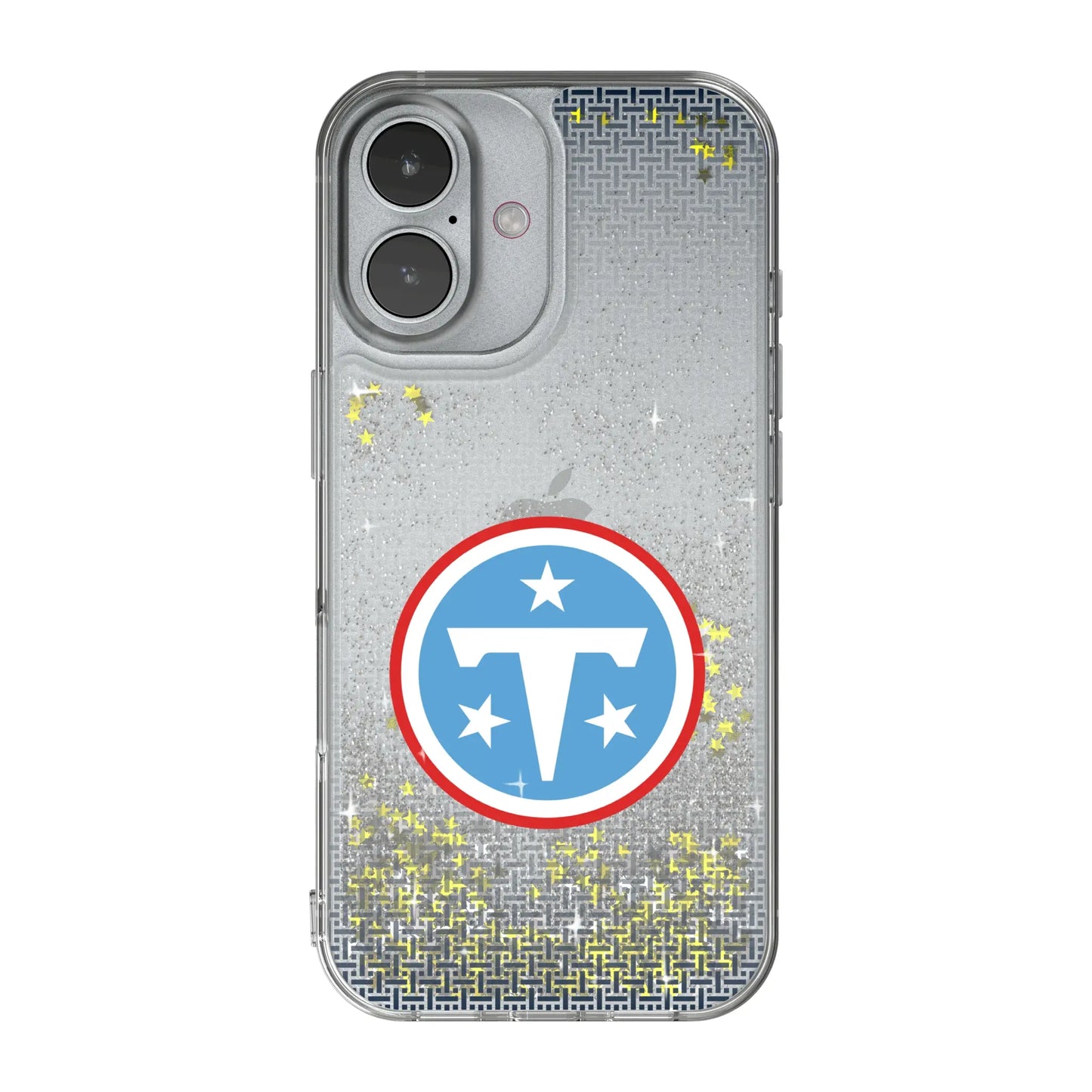 Tennessee Titans Linen Glitter Phone Case for Apple iPhone